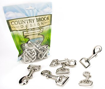 10 - Country Brook Design® 1 Inch Swivel Snap Hooks