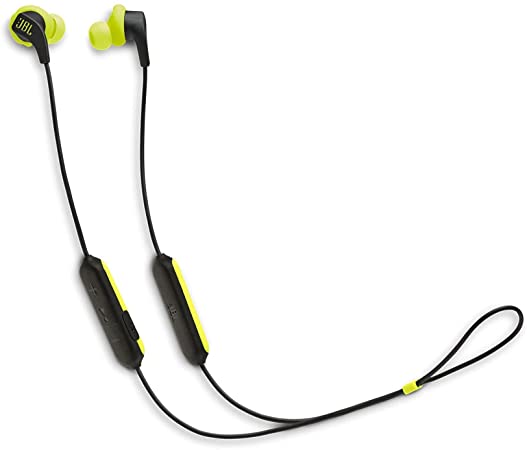 JBL Endurance Run Bluetooth Sweatproof Wireless in-Ear Sport Headphones - Black/Lime