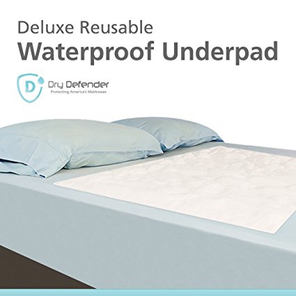 Quilted Waterproof Mattress Overlay Pad - Extra Large Flat 36x70 "