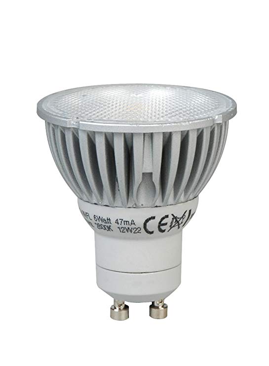 Megaman GU10 6 Watt LED PAR16 Dimming 4000 k Light Bulb