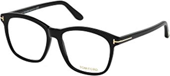 Eyeglasses Tom Ford FT 5481 -B 001 Shiny Black/Blue Block Lenses