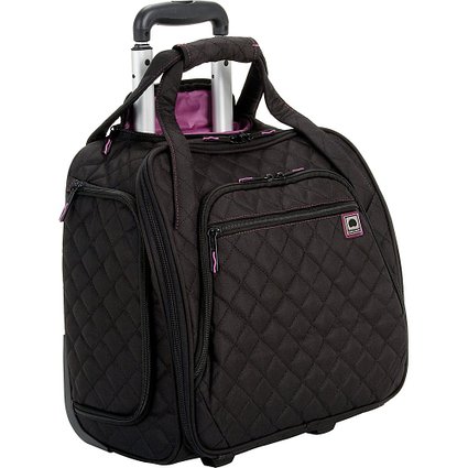 Delsey Quilted Rolling UnderSeat Tote- EXCLUSIVE