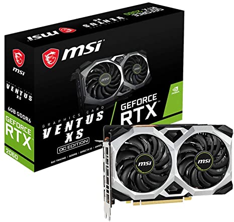 MSI GeForce RTX 2060 VENTUS XS 6G OC Graphics Card [Domestic Authentic Distributor]