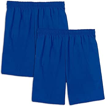 Fruit of the Loom Men's Eversoft Cotton Shorts with Pockets (S-4XL)