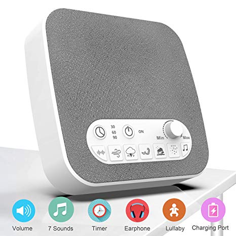 BESTHING White Noise Machine Sound Machine for Sleeping, Non-Looping Soothing Sounds, Portable Sleep Sound Therapy for Home, Office Travel / for Kids Adults