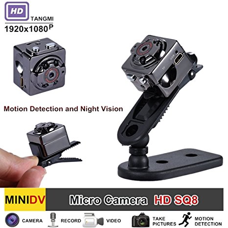 Mini Spy Camera - Hidden Camera - YSBER 1080P Portable HD Covert Body Cam with Night Vision and Motion Detection,Nanny Camera for Home and Office Surveillance