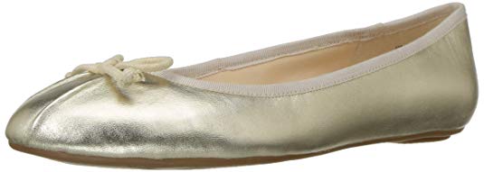 Nine West Women's Batoka Metallic Ballet Flat