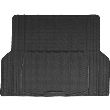 All Weather Semi Custom Trim-able Premium Quality Cargo Mat Trunk Liner for CAR Truck and SUV Mt-9011bk Black
