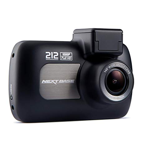 Nextbase 212 Lite 1080p Full HD DVR Dashboard Digital Driving Video Recorder in Car Dash Camera (37mm inc Lens) - Black