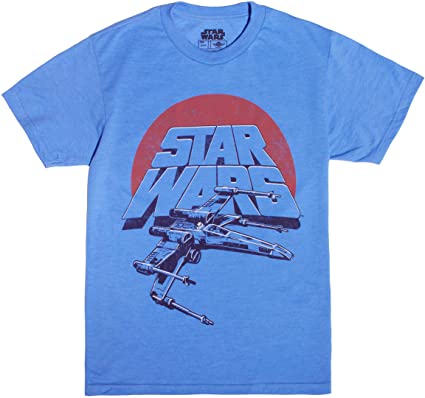 STAR WARS Boys' Vintage Inspired X-Wing Fighter T-Shirt