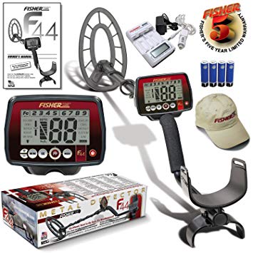 Fisher F44 Metal Detector Bonus Package with 11" Coil and 5 Year Warranty