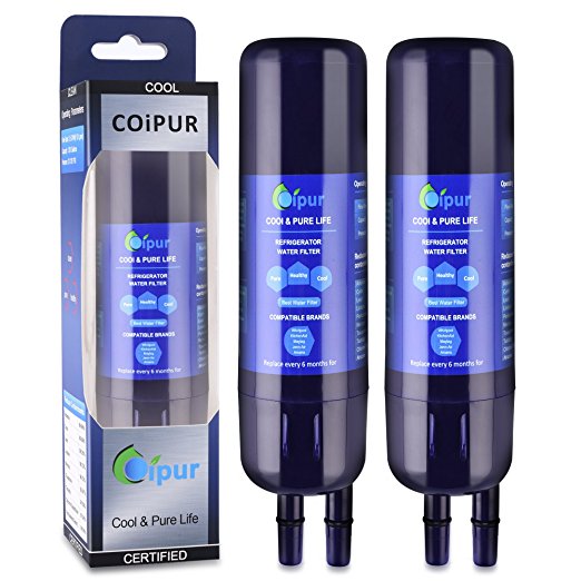 Coipur W10295370A whirlpool Refrigerator Water Filter Replacement for Whirlpool EDR1RXD1, W10295370A, W10295370, Filter 1, Kenmore 46-9930，white 2 pack(blue) … (Blue)