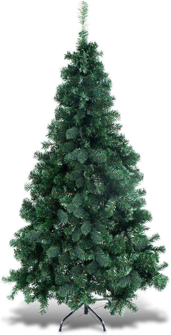 COSTWAY 7Ft Artificial PVC Christmas Tree W/Stand Holiday Season Indoor Outdoor Green