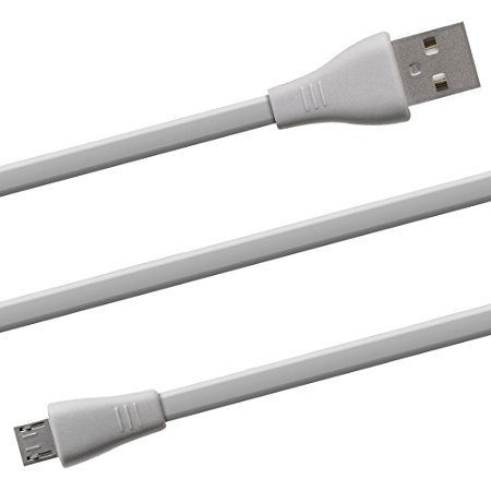 Zendure Micro-USB Charging Cable 3-Pack 20in (50cm) Fast Charging without Data Syncing - Grey