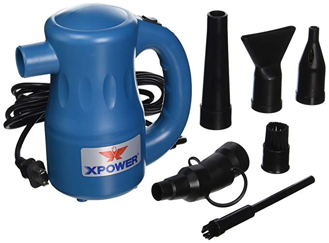 XPOWER Airrow Pro Multi-Use Duster  Dryer  Air Pump - Blue