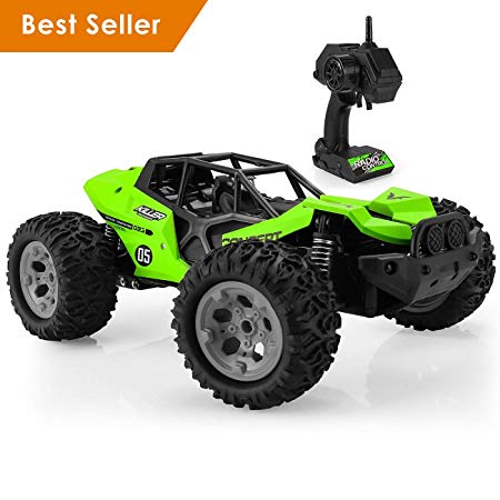 Electric RC Car, 1:12 Scale Road Vehicle 2.4GHz Radio Remote Control Car High Speed Crawler USB Charger Car 2 Rechargeable Battery