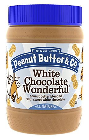 Peanut Butter & Co. Peanut Butter, Non-GMO, Gluten Free, Vegan, White Chocolate Wonderful, 16-Ounce Jar