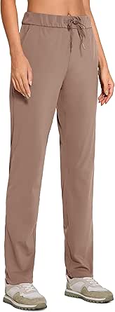 CRZ YOGA 4-Way Stretch Pants for Women Tall 31" Athletic Trousers with Pockets