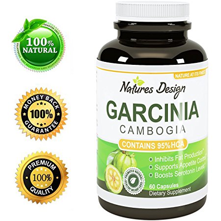 Purest Garcinia Cambogia Extract, Highest Grade & Quality 95% HCA (Best Formula) - Pure & Potent with Extra Strength - Safe & Effective Weight Loss Supplement - 60 Capsules & USA Made