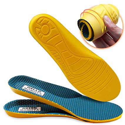 Insoles for Men and Women Plantar Fasciitis Support Inserts High Arch Support Shoe Inserts Men Women Relief Foot Pain Flat Feet