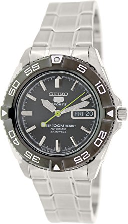Seiko Men's 5 Automatic SNZB23K Silver Stainless-Steel Automatic Watch