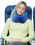 NEW Travelrest - The Ultimate Memory Foam Travel Pillow - Therapeutic Ergonomic Innovative and Patented - BEST Travel Pillow for Airplanes Cars Buses Trains Office Napping Camping Wheelchairs and Home GREAT HOLIDAY GIFT