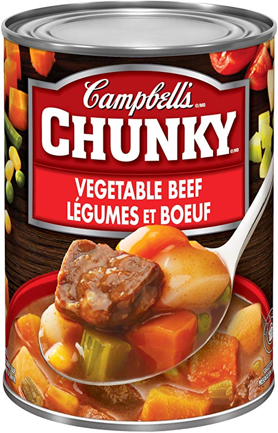 Campbell's Chunky Vegetable Beef Soup, 540ml