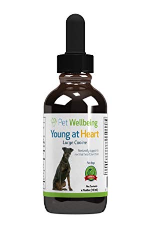 Pet Wellbeing Young at Heart For Dogs - Natural Support For Your Dogs Heart