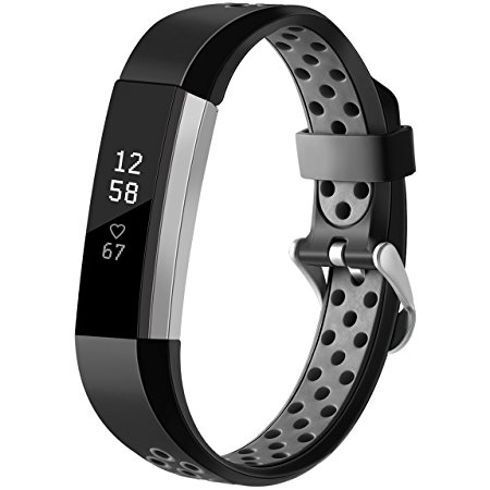 Maledan For Fitbit Alta HR and Alta Bands, Replacement Accessory Sport Bands With Air Holes for Fitbit Alta and Alta HR