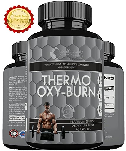 ** MUSCLE PHASE HYPER 3 PHASE THERMO OXY BURN ** Advanced Tri Phase Fat Busting Pills – Weight Loss Made Easy – Thermogenic & Lipogenic Blend – Added Raspberry Ketones & Green Tea Extract