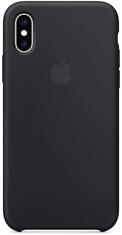 Maycase Compatible for iPhone Xs Case, Liquid Silicone Case Compatible with iPhone Xs 5.8 inch (Black)