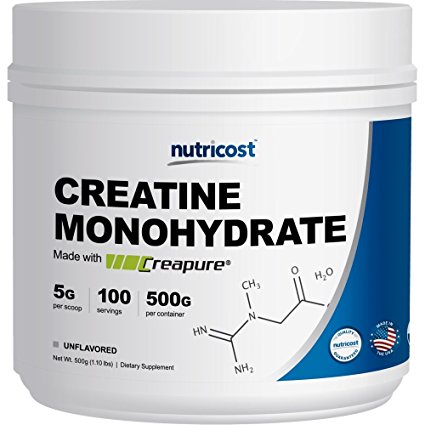 Nutricost Creapure® Creatine Monohydrate 500 Grams