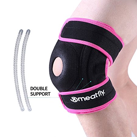 MEATFLY. Knee Brace Sports Support, Stabilizer Patella for Mensicus Tear,Arthritis,ACL
