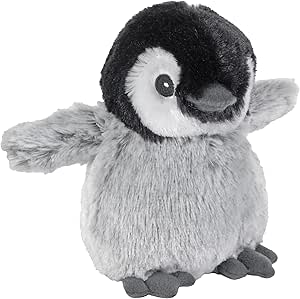 Wild Republic Cuddlekins Eco Mini Playful Penguin, Stuffed Animal, 8 Inches, Plush Toy, Fill is Spun Recycled Water Bottles, Eco Friendly