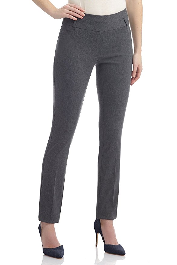 Rekucci Women's "Ease In To Comfort Fit" Stretch Slim Pant