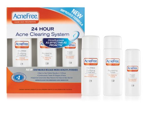 Acnefree 24 Hour Acne Clearing System Kit