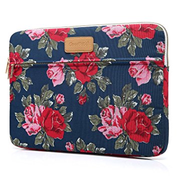 CoolBell(TM)15.6 Inch Laptop Sleeve Case Cover With Peony Flower Pattern Ultrabook Sleeve Bag For Ultrabook like Macbook Pro/Macbook Air/Acer/Asus/Dell/Lenovo/Women/Men