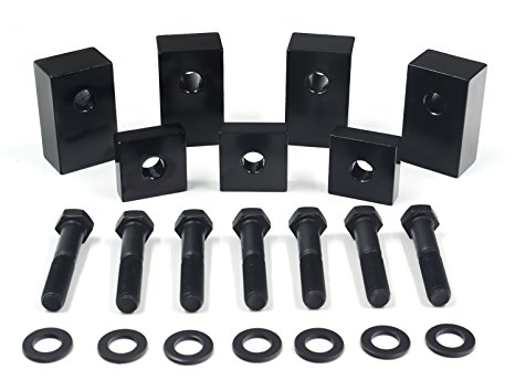 iFJF Billet Aluminum Black Rear Seat Recline Kit with Bolts and Washers For 4-Door Jeep Wrangler JKU 2007-2017