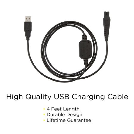 USB Charging Cable for Philips Norelco Shavers