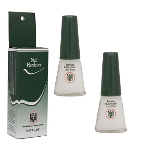 2 Bottles Quimica Alemana Nail Hardener Strengthener Polish Treatment 0.47 oz