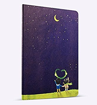 iPad Pro 9.7 Inch 2016 Case ( Apple iPad Models A1673 / A1674 / A1675 ) Premium Shock Proof Ultra Slim Smart Cover Auto Sleep / Wake, Multi Angle Stand, Lightweight Print : Night Sky