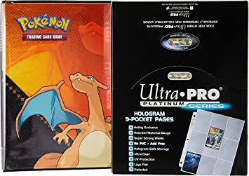 Ultra Pro Charizard 2" Album with 100 Platinum 9-Pocket Sheets