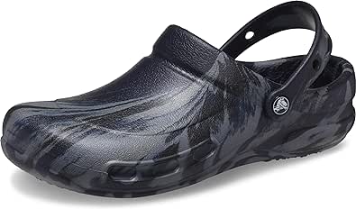 Crocs Unisex-Adult Bistro Graphic Clogs, Slip Resistant Work Shoes