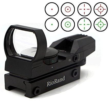RioRand Generic Holographic Red and Green Dot Sight Tactical Reflex 3 Different Reticles