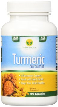 Turmeric Curcumin - 120 Capsules 2 Month Supply - Natural Anti-inflammatory for Joint & Arthritis Pain Relief - Powerful Antioxidant - Improve Digestion, Brain Health, Weight Loss, and Overall Wellness