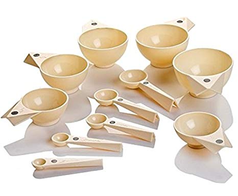 Debbie Meyer Magnetic Measuring Cups & Spoons - Ivory