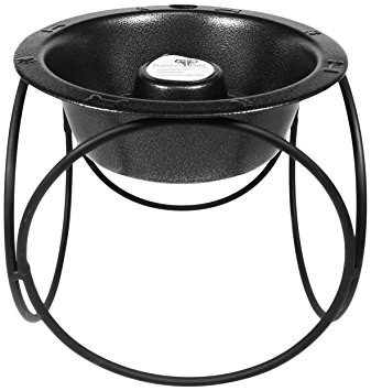 Platinum Pets Slow Eating Single Olympic Diner Feeder with Stainless Steel Dog Bowl