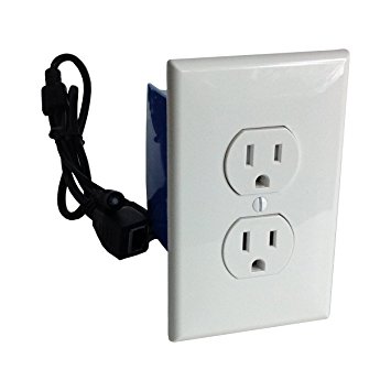 Spy-Max WiFi Power Outlet Hidden Covert Camera 20 Hour Battery - White Color