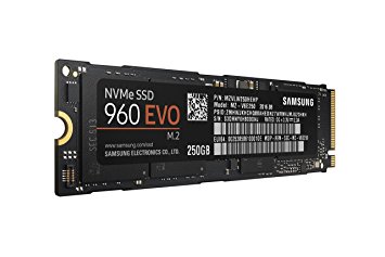 Samsung 960 EVO Series - 250GB PCIe NVMe - M.2 Internal SSD (MZ-V6E250BW)