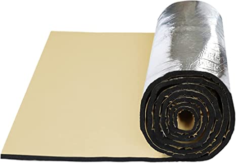 uxcell 394mil 21.53sqft Car Fen-der Engine Heat Sound Deadener Deadening Insulation Mat 79 x 40 Inches